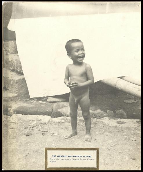 The youngest and happiest Filipino. Son of the interpreter of Wanton Stanley Webb at Manila.