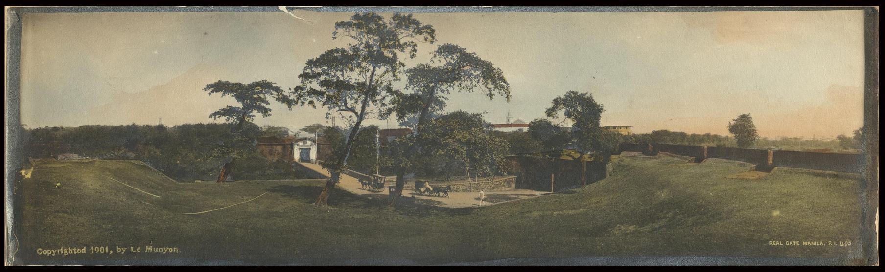 Real Gate [Revellin de Real de Bagumbayan], Manila, P. I.