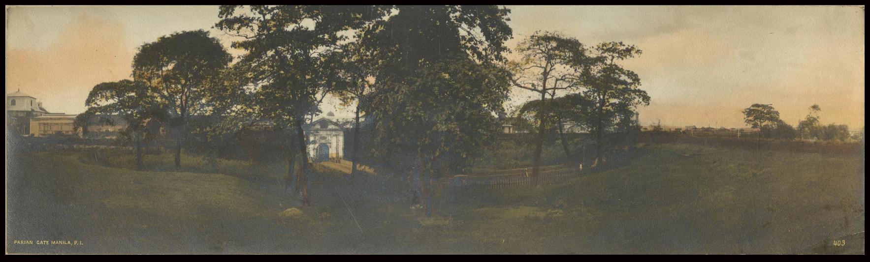 Parian Gate, Manila, P. I.