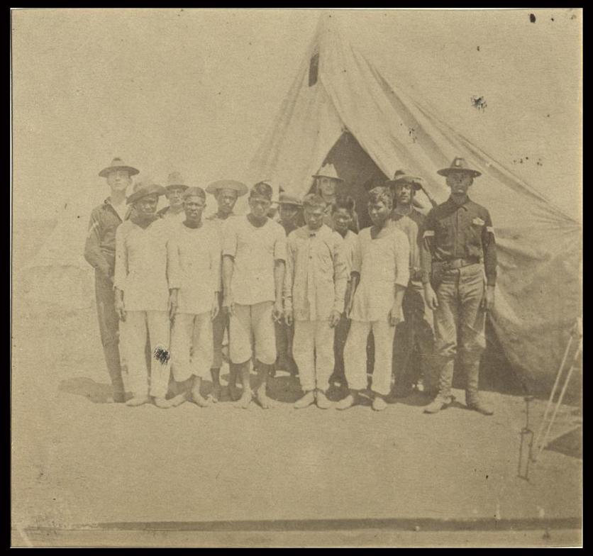 First prisoners of war.