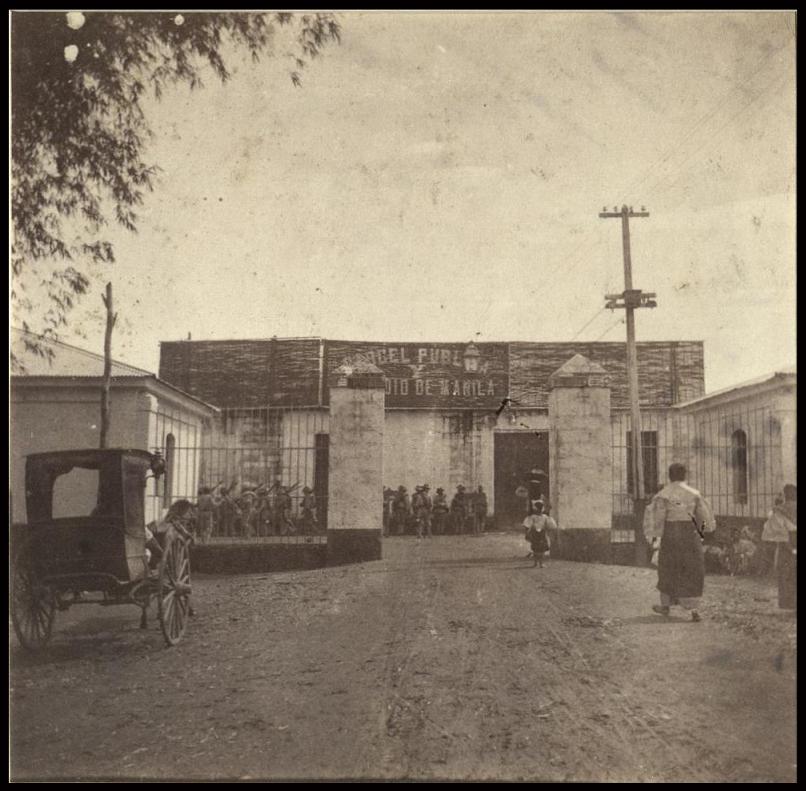 Entrance to Bilibad [Bilibid] Prison – Manila.
