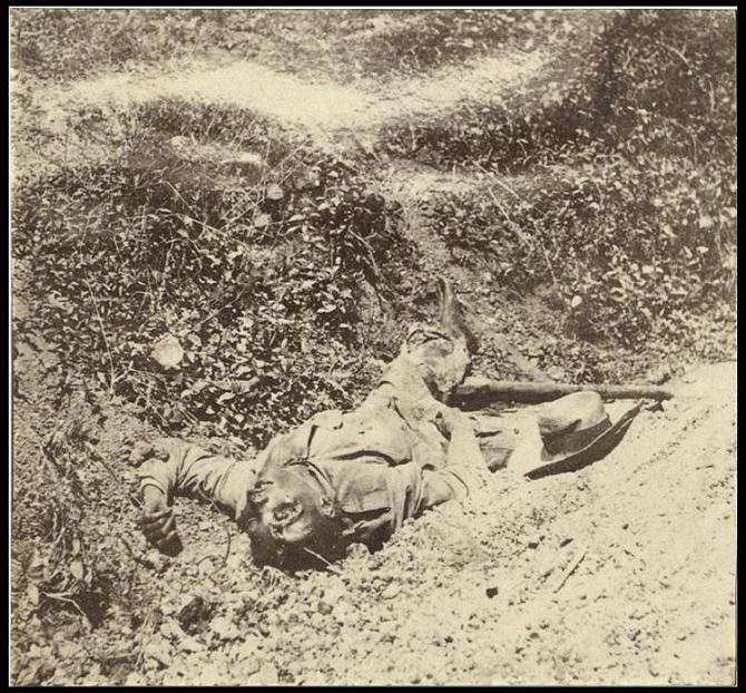 Trenches near Caloocan.