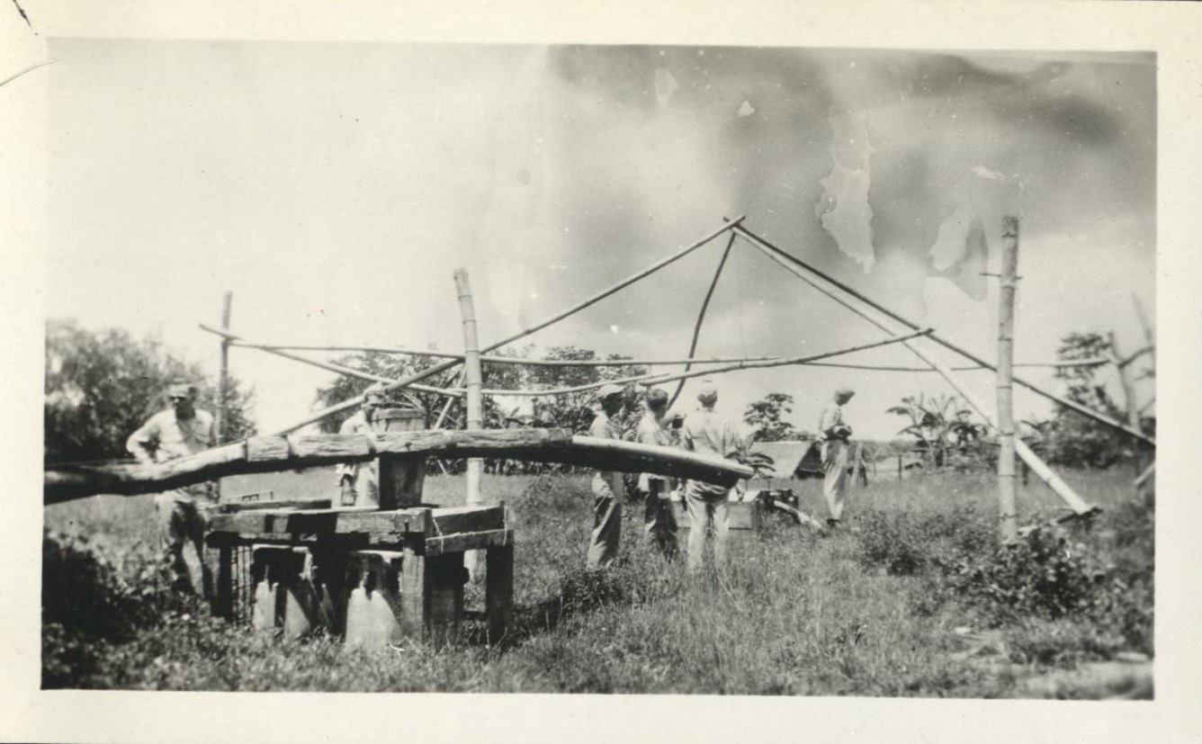 Hand [powered] sugar mill.