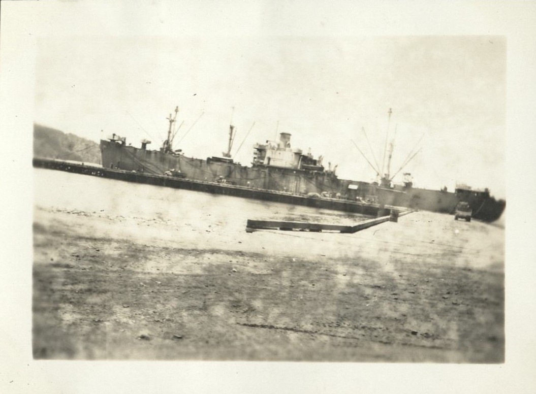 [Cargo ship in] Subic Bay.