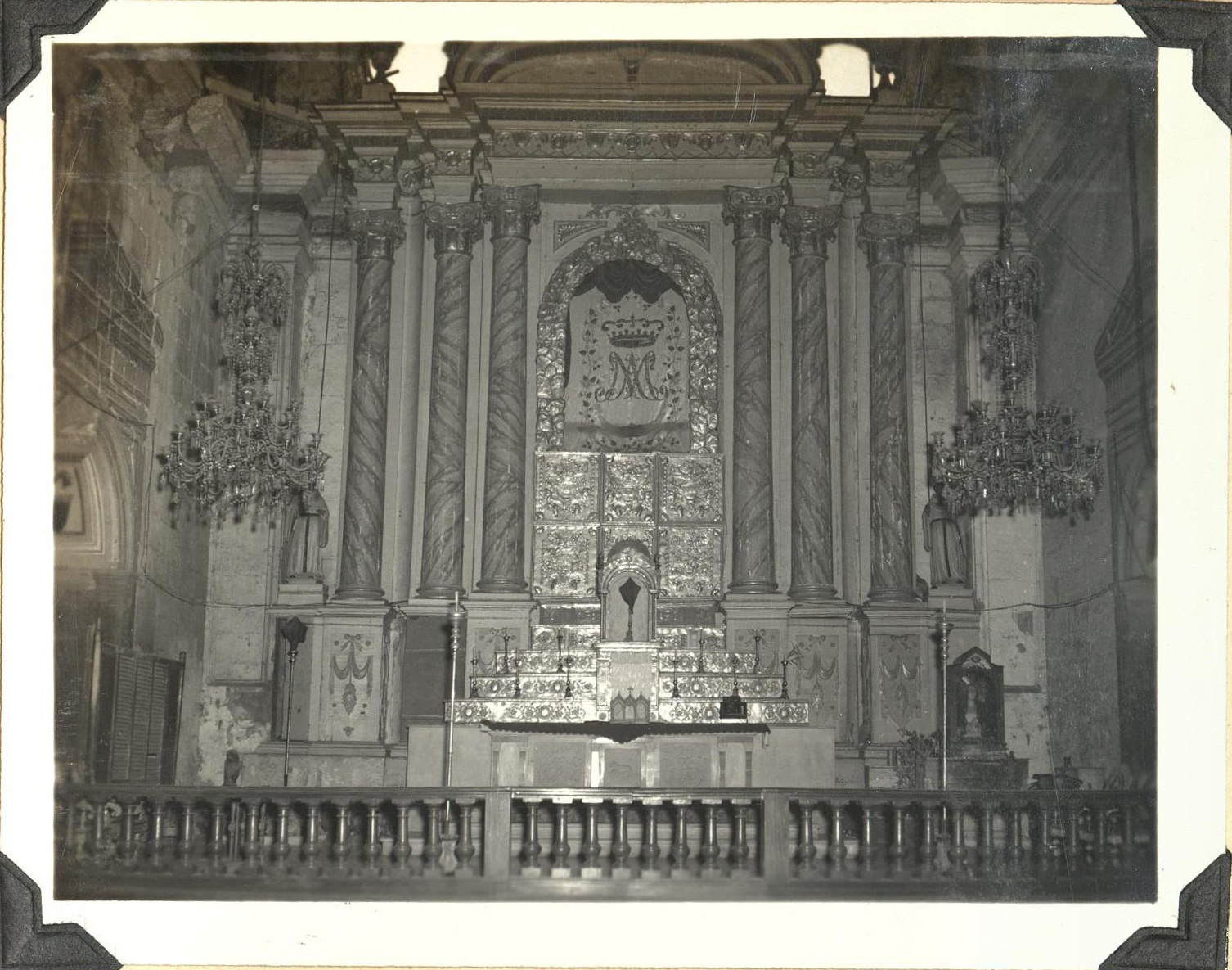 St. Augustine [San Agustin] Church in Walled City [Altar view].
