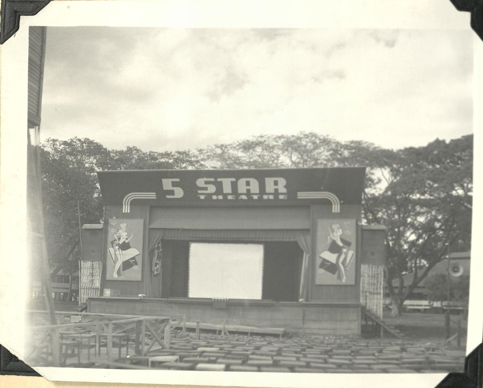 Clark Field [5 Star Theatre stage].