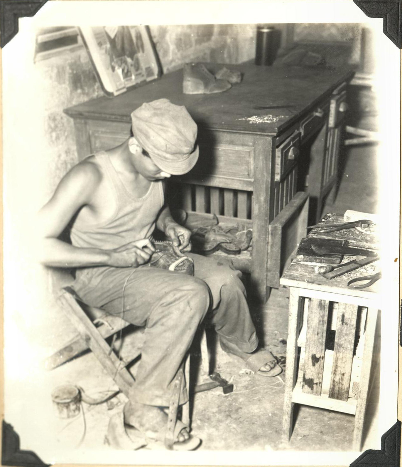 Shoe maker.