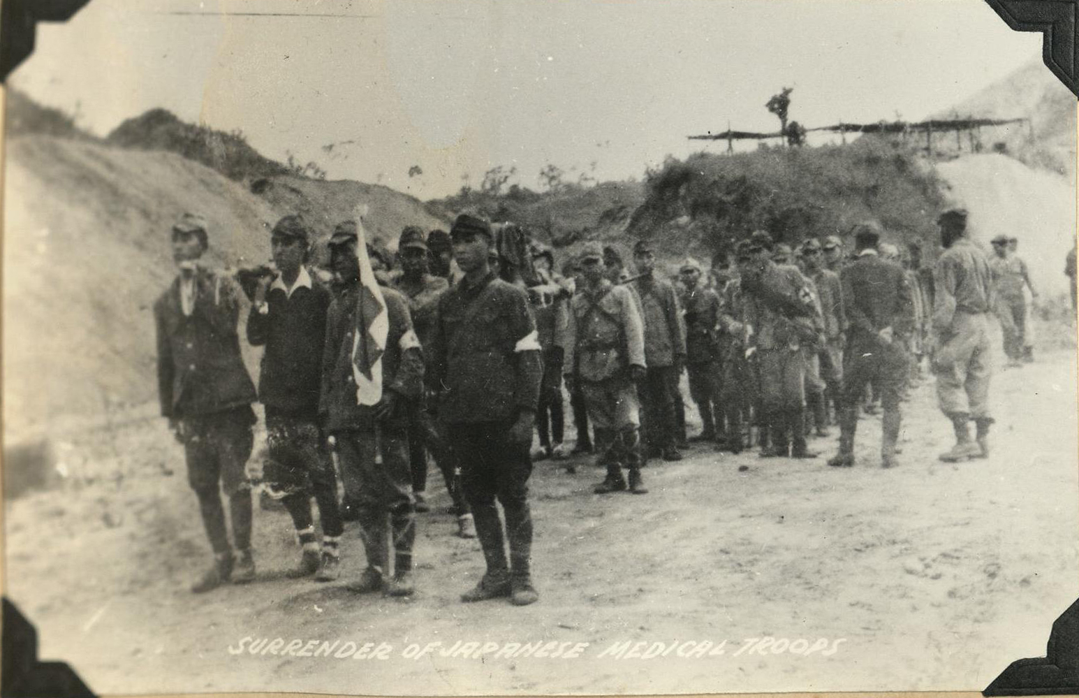Surrender of Japanese medical troops.