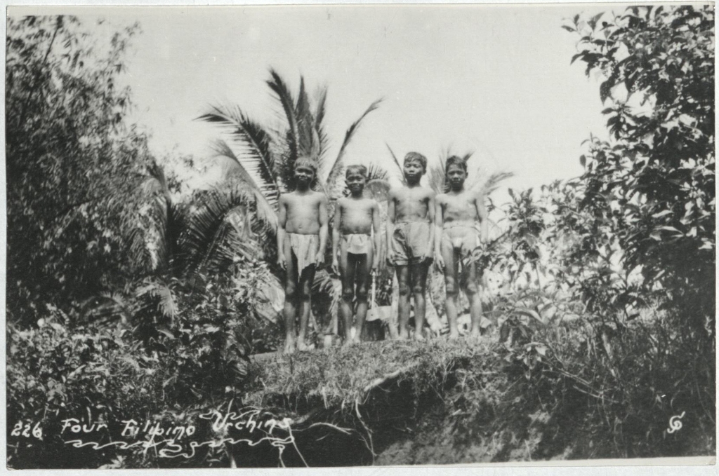 226. Four Filipino urchins.
