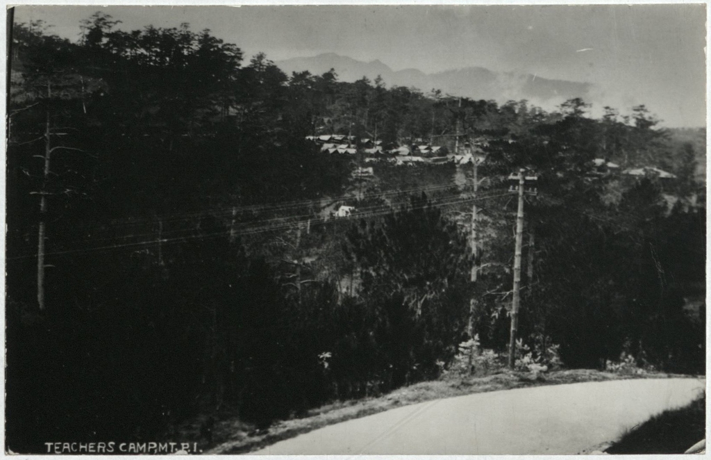 Teachers’ Camp. Mt. [Mountain Province] P. I.