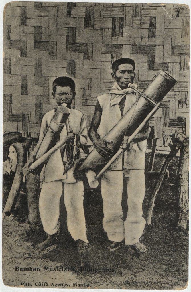 Bamboo musicians, Philippines.