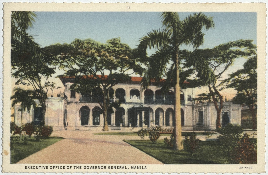 Executive office of the Governor-General, Manila.