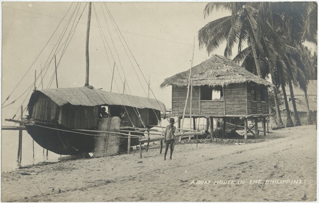 A boat house in the Philippines.