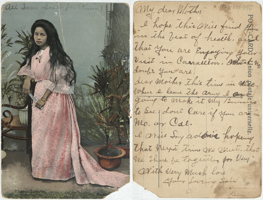 Filipino senorita.