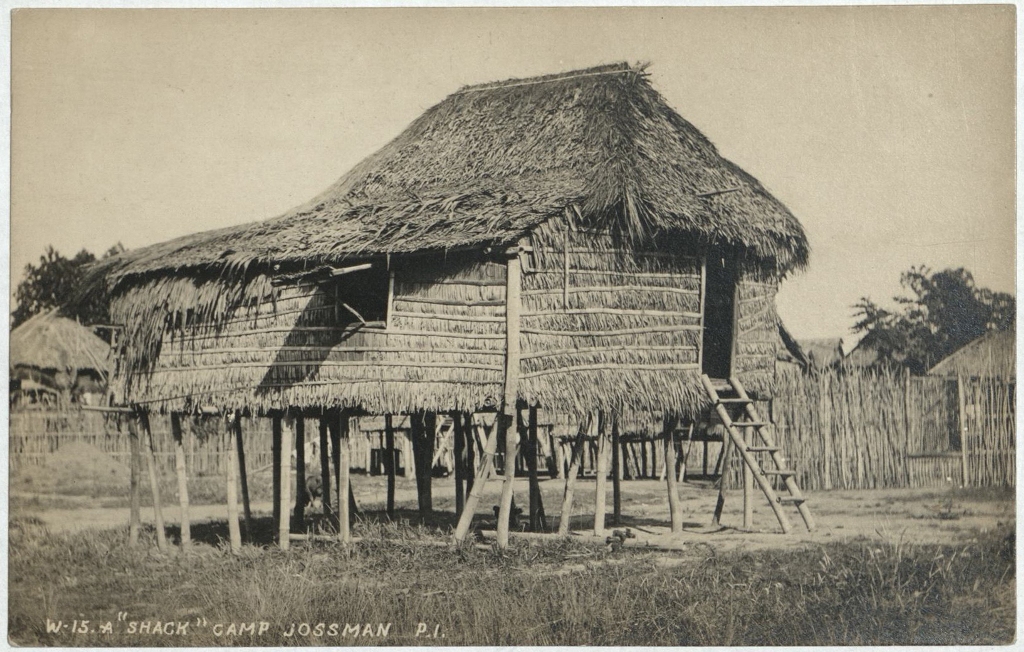 W-15. A “shack,” Camp Jossman, P. I.