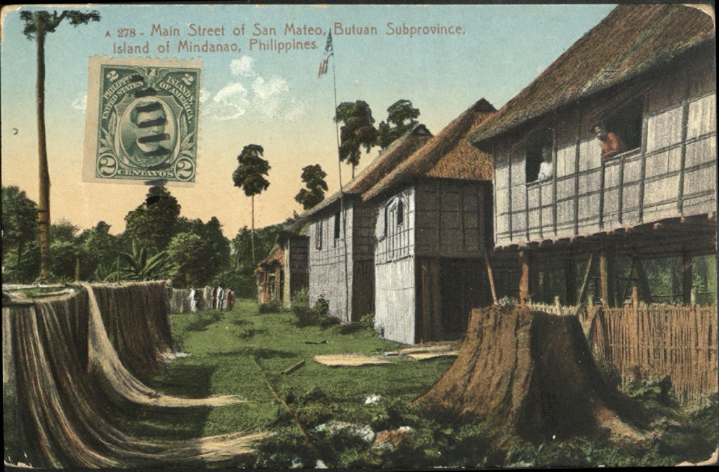 A 278 ï¿½ Main Street of San Mateo, Butuan Subprovince, Island of Mindanao, Philippines.