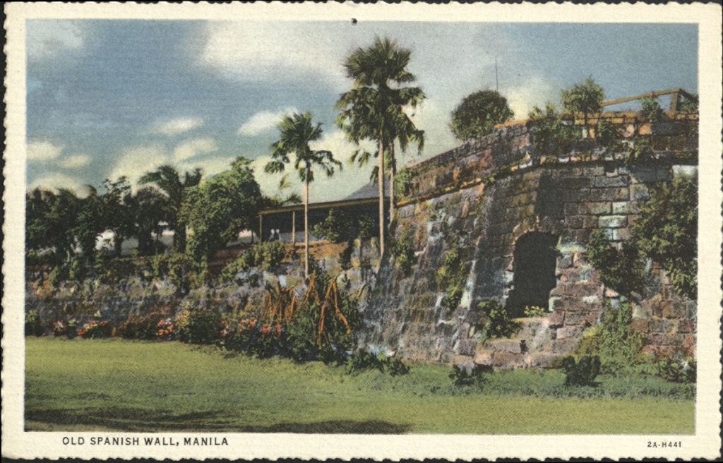 Old Spanish Wall, Manila.