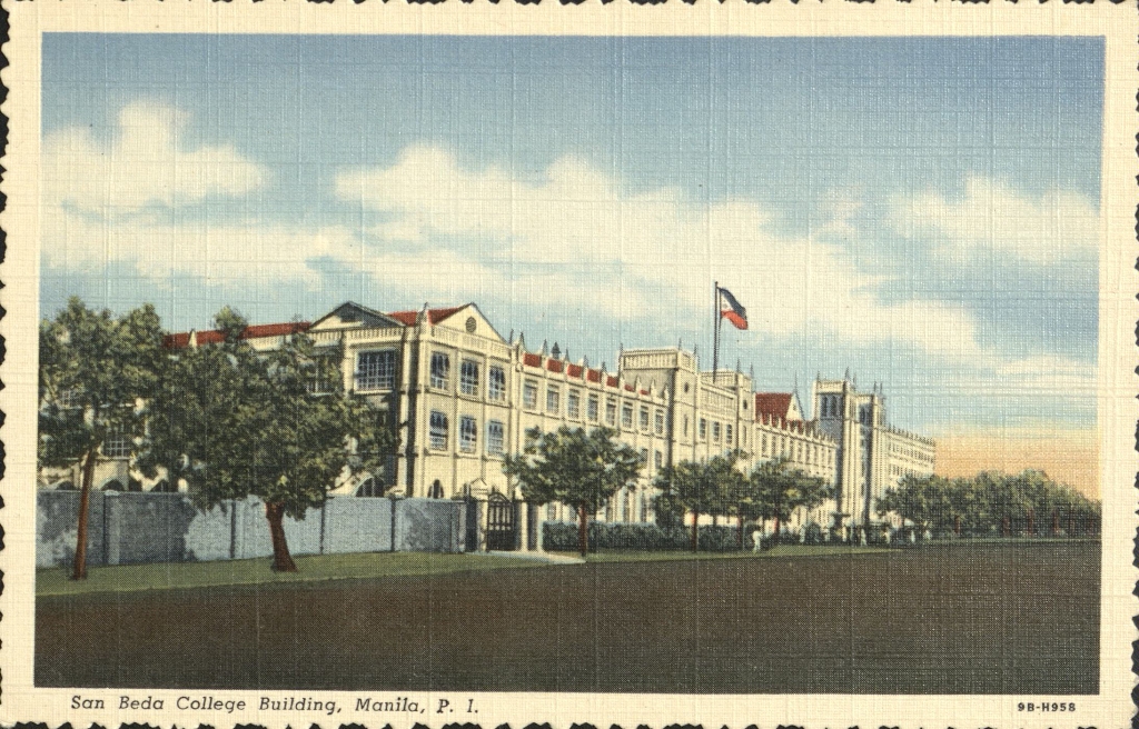 San Beda College building, Manila, P. I.