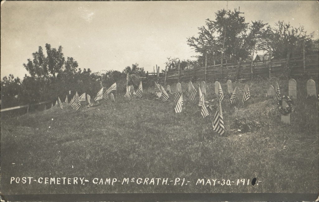 Post Cemetery – Camp McGrath, P. I., May 30, 1910 (?)