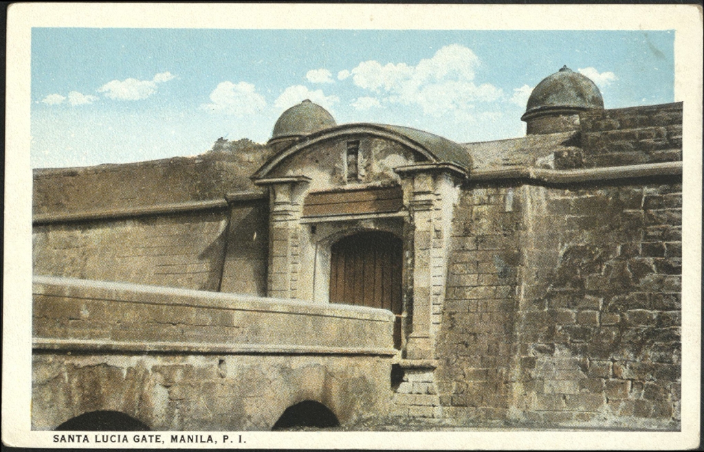 Santa Lucia Gate, Manila, P. I.