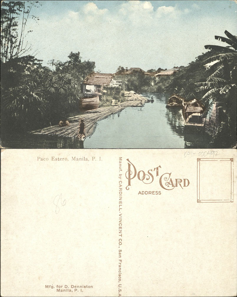 Paco Estero, Manila, P. I.