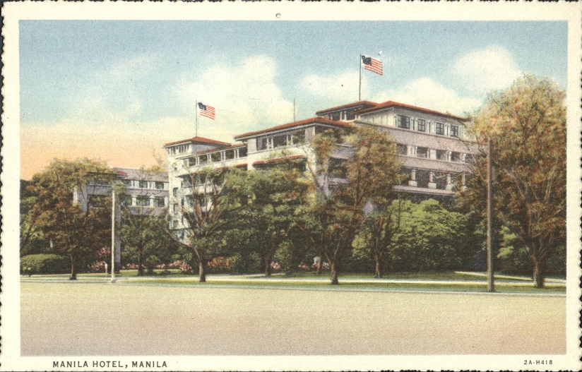 Manila Hotel, Manila.