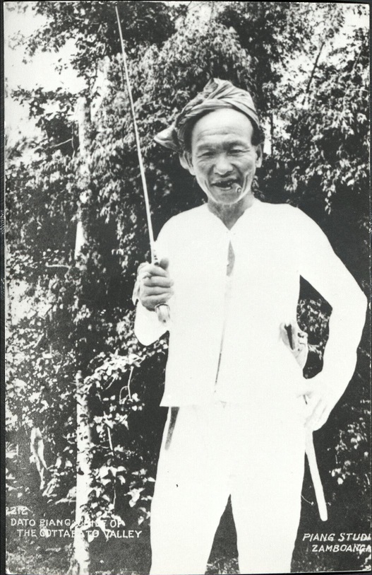 212. Dato Piang, chief of the Cottabato [Cotabato] Valley.