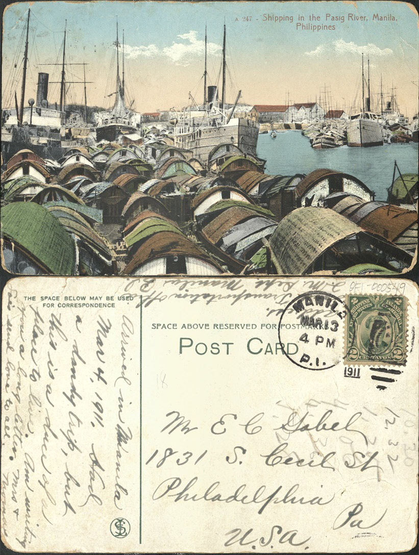A 247 � Shipping on the Pasig River, Manila, Philippines.