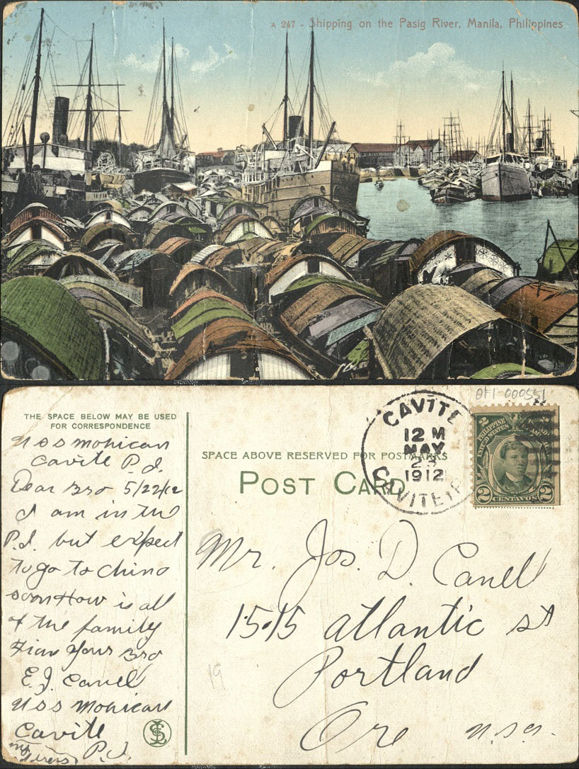 A 247 � Shipping on the Pasig River, Manila, Philippines.