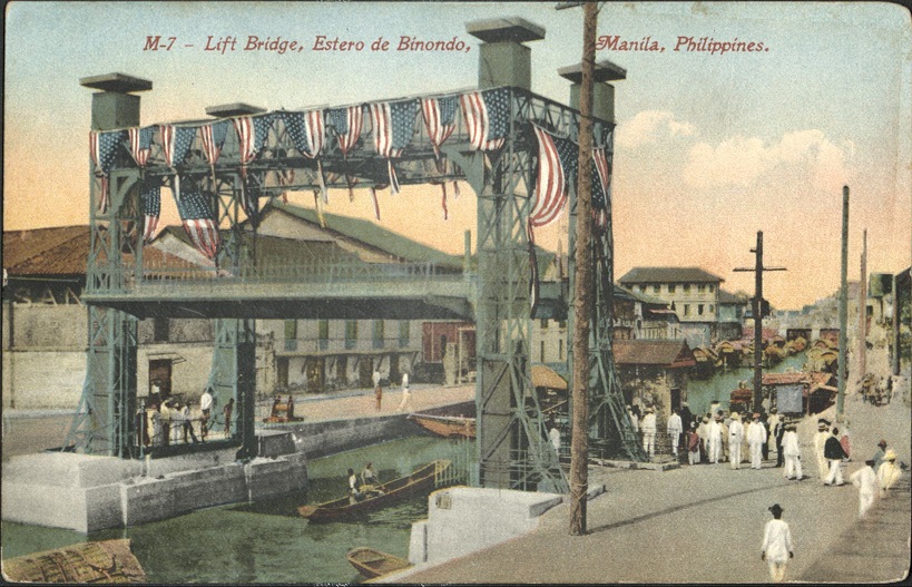 M-7 � Lift Bridge, Estero de Binondo, Manila, Philippines.