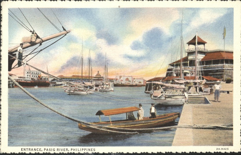 Entrance, Pasig River, Philippines.