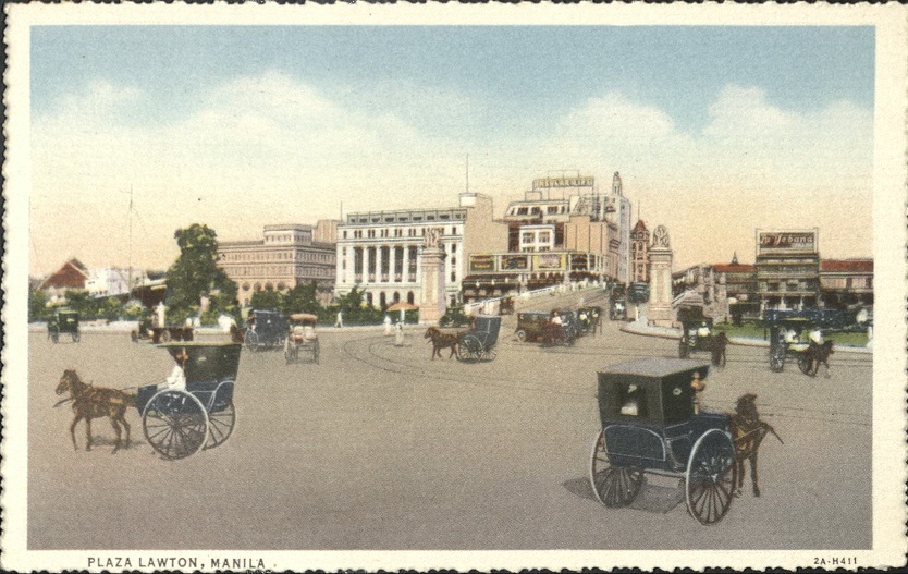 Plaza Lawton, Manila, Philippines.