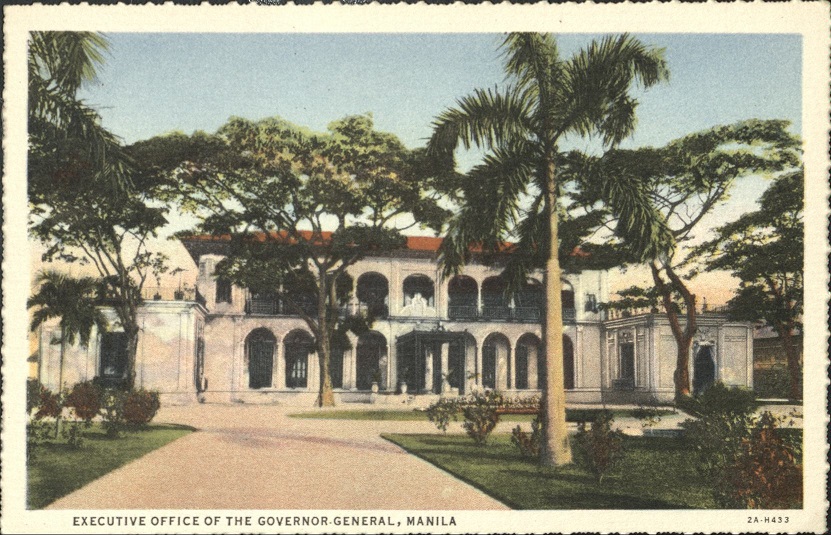 Executive office of the Governor-General, Manila.