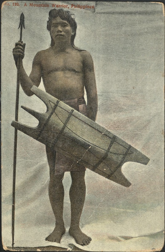 No. 120. A mountain warrior, Philippines.