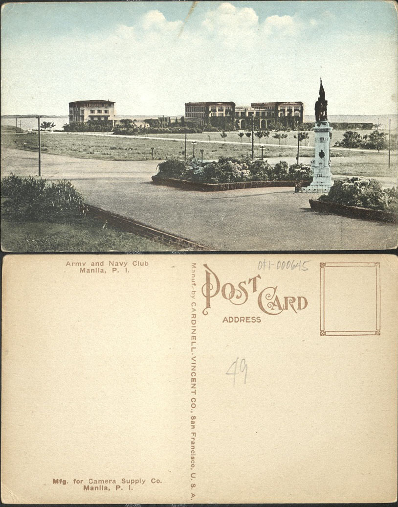 Army and Navy Club, Manila, P. I.
