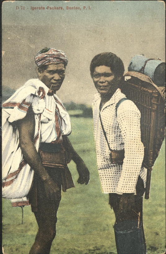D 71 – Igorote [Igorot] packers, Bontoc, P. I.