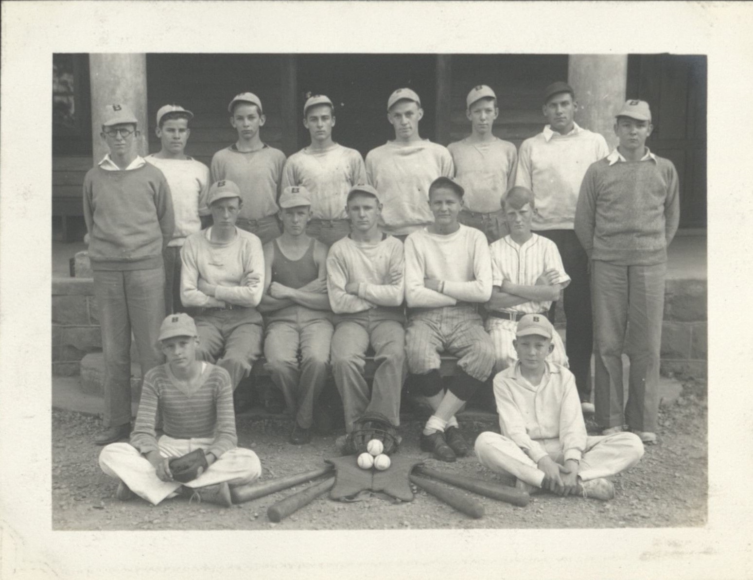 The baseball team 1931-2 [Brent School, Baguio].