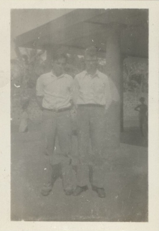 Jim [Stapler] and I [Harry Hawkins, Jr.] at Lucena.