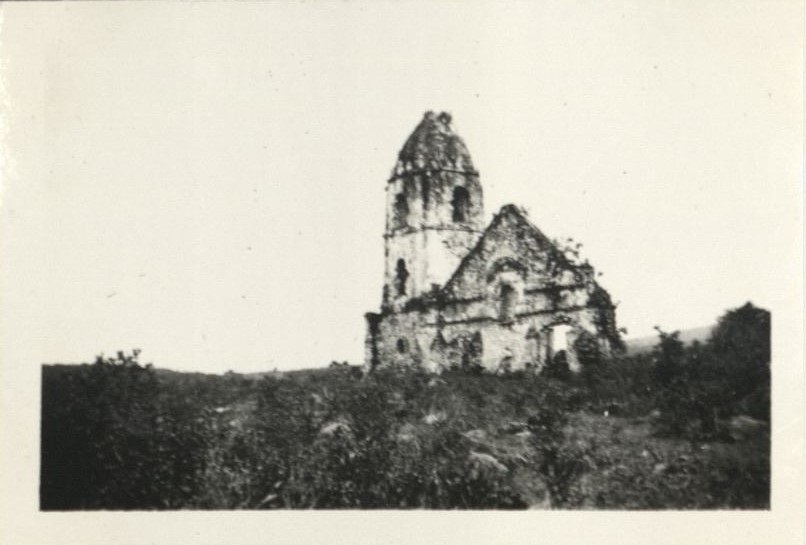 Another view of the Daraga church which was buried in the eruption of 1814.