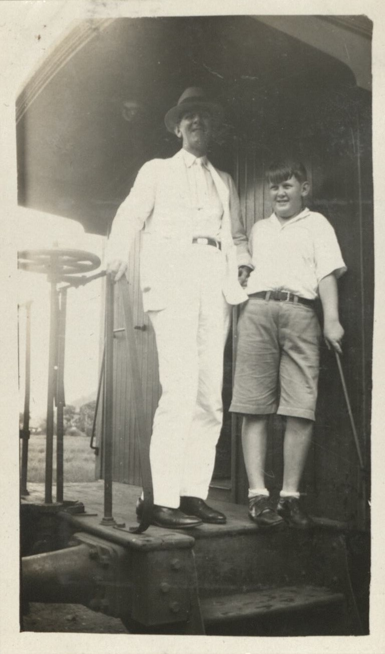 Dad [Harry Hawkins, Sr.] and Bob [Hawkins].