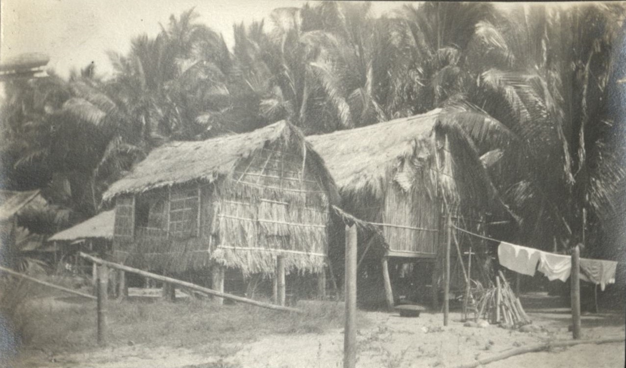 A seaside hut.