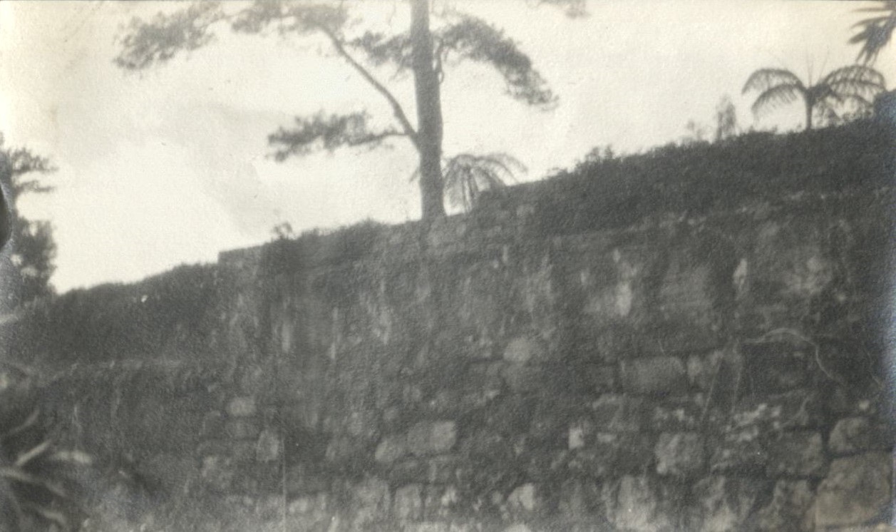 An old wall built by Igorots.