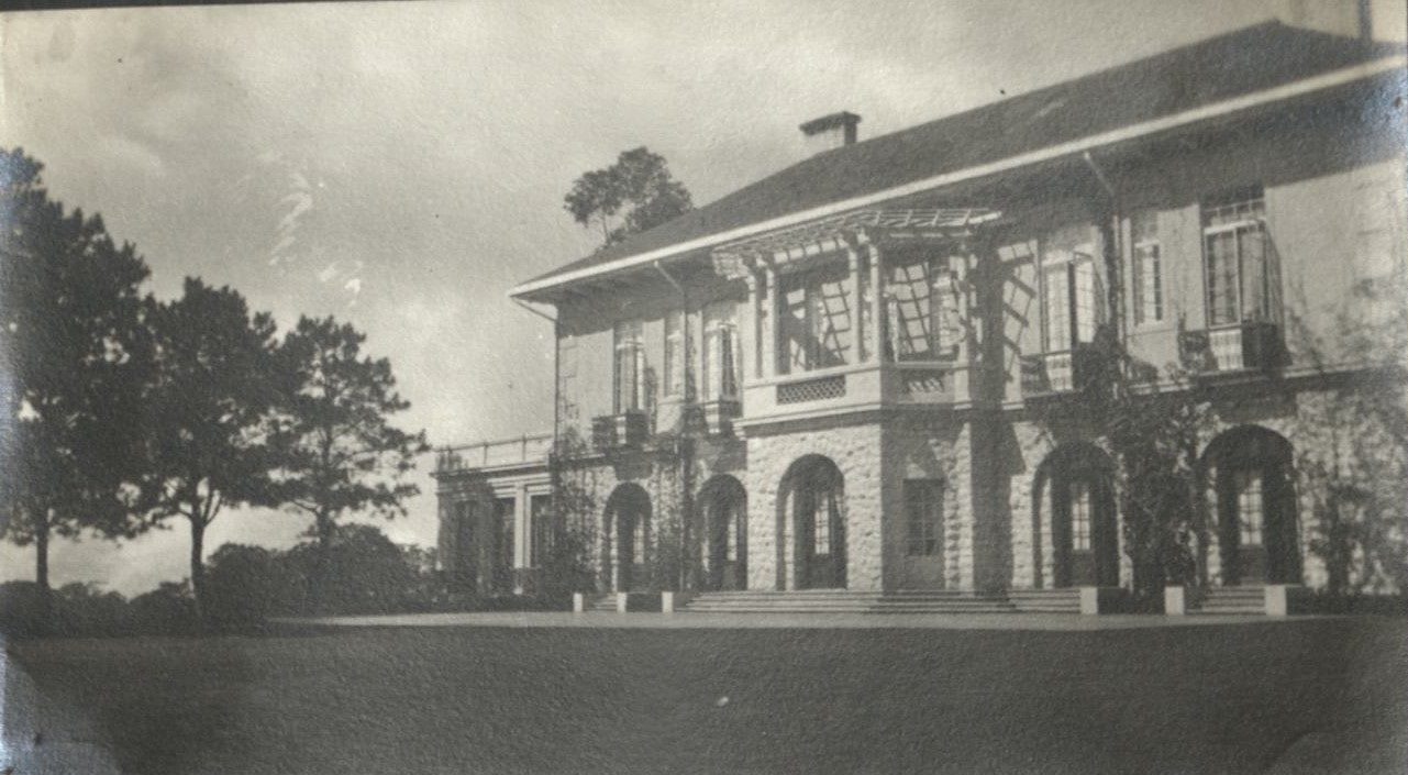 Our fraternity House (the Gov. Gen’s house). [Mansion House, Baguio].