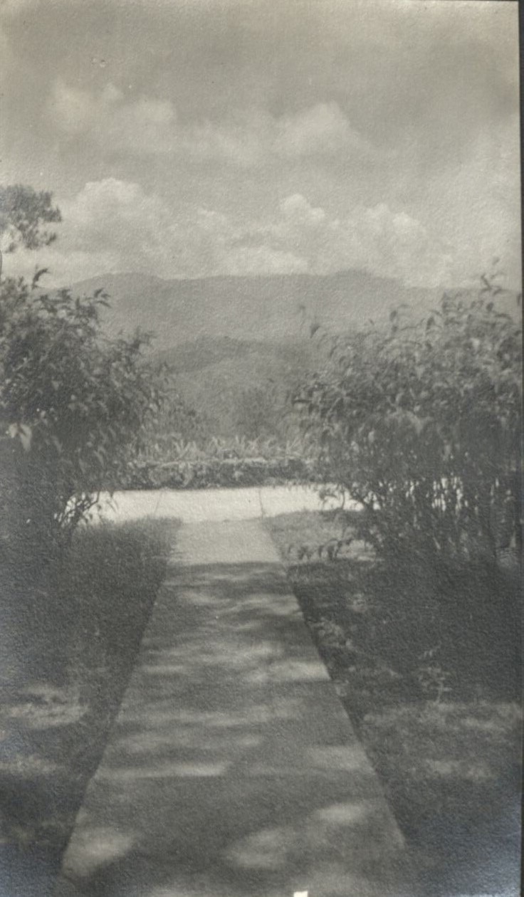 Overlooking the valley in front of the officers’ quarters in Camp John Hay.