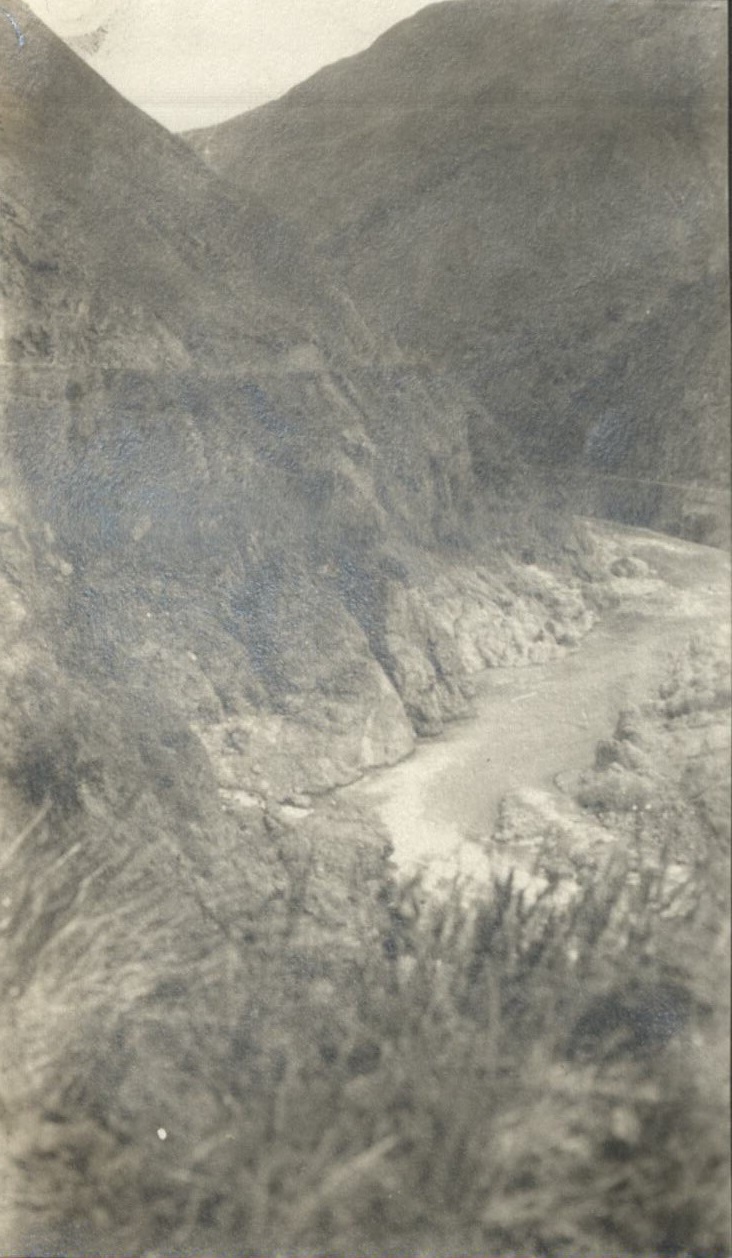 The Bontoc River on the road to Bontoc.