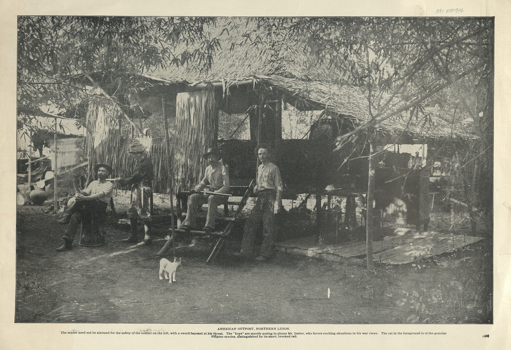 American outpost, Northern Luzon. (…)