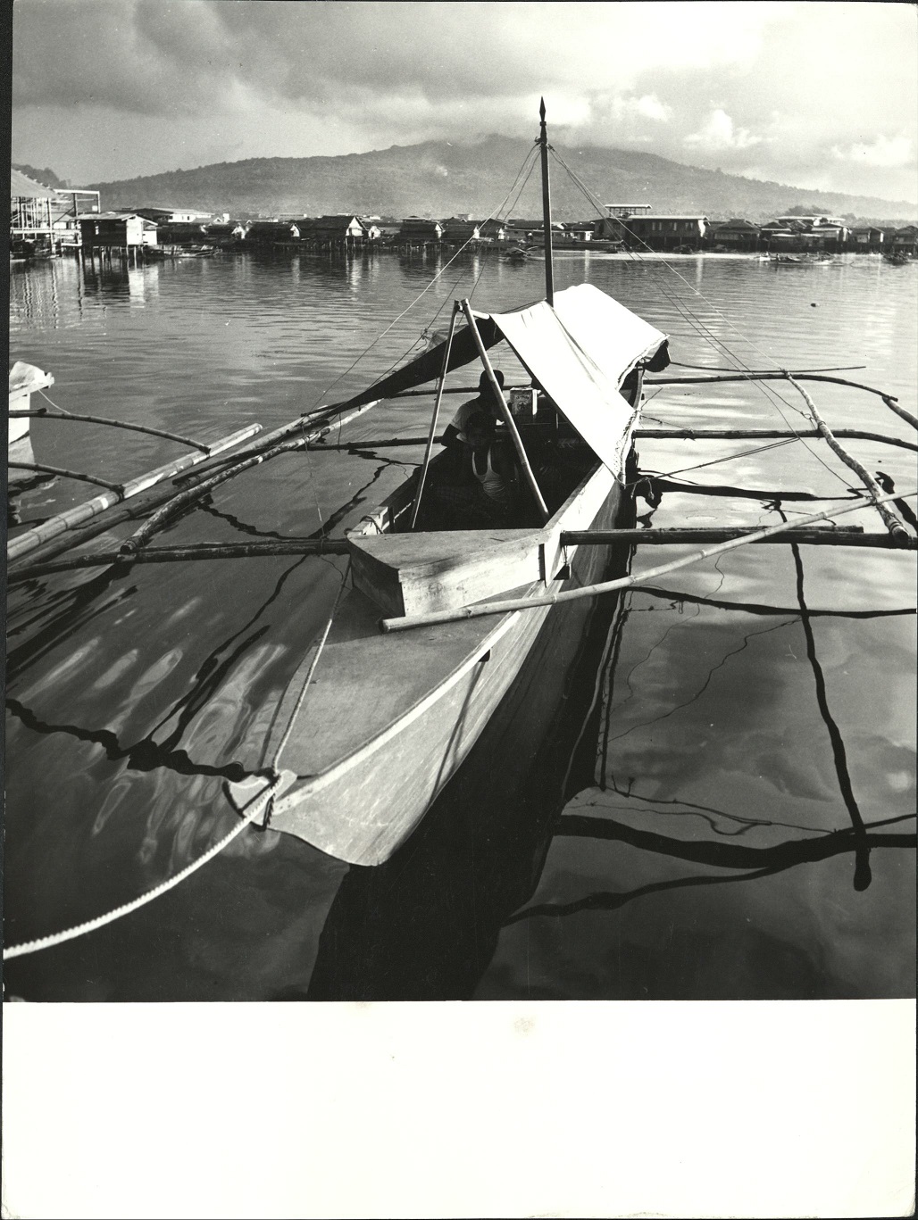 46. PHILIPPINES: Sulu Archipelago. Boat of the island of Jolo.