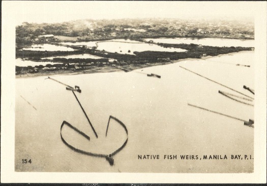 154. Native fish weirs, Manila Bay, P. I.