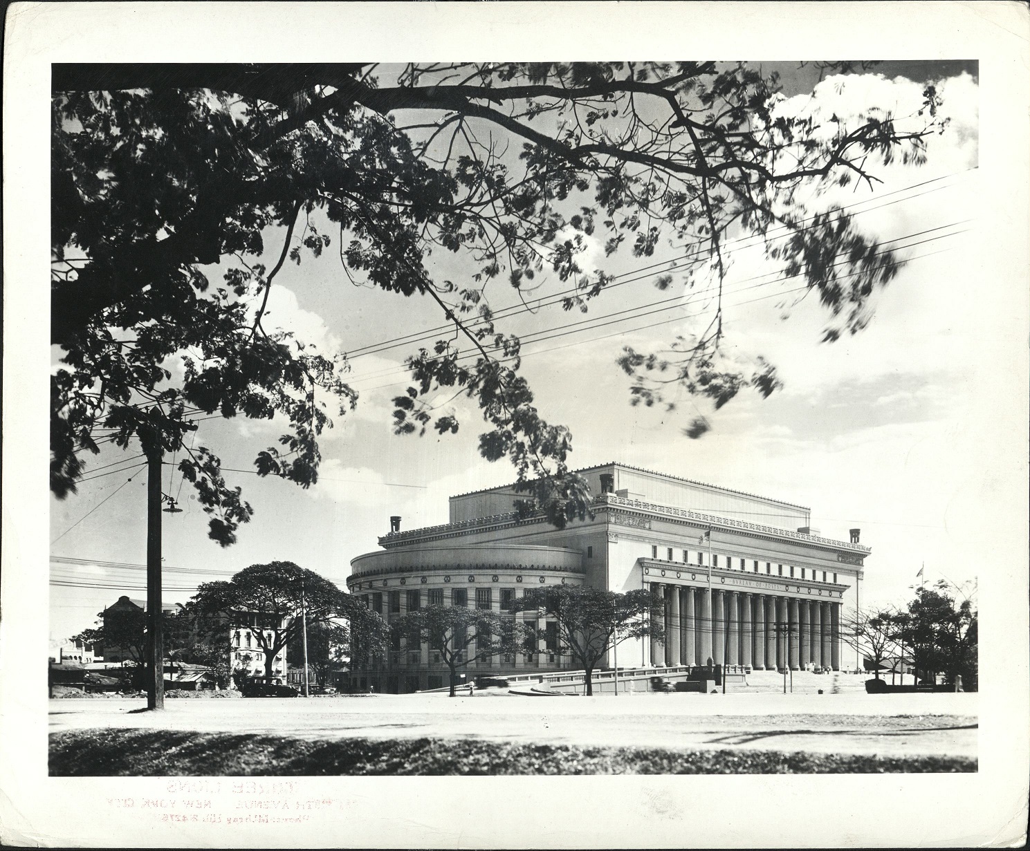 The Post Office main building in Manila, Philippines.
