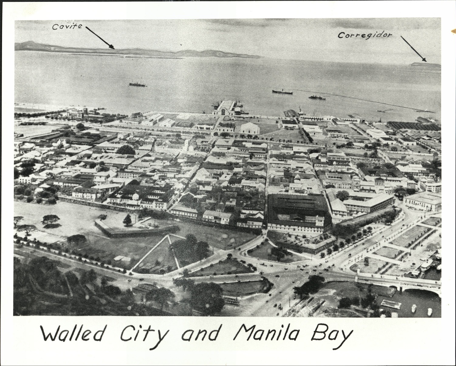 Walled City and Manila Bay.